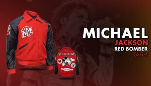 Michael Jackson Red Bomber Jacket
