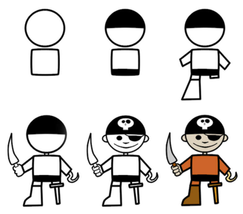 Pirate drawing