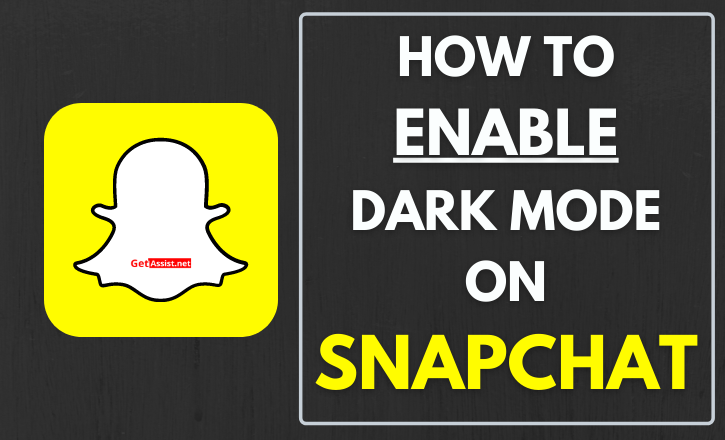 dark mode on snapchat