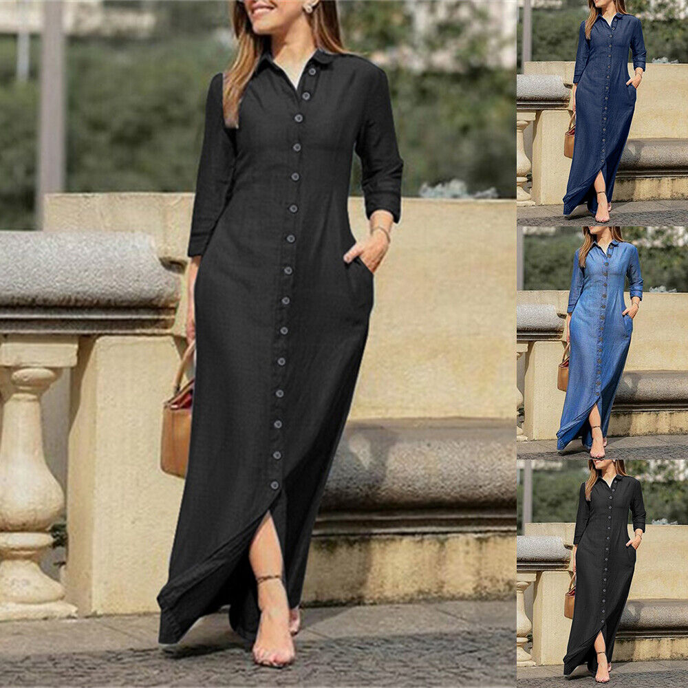 Hacks to style with denim maxi