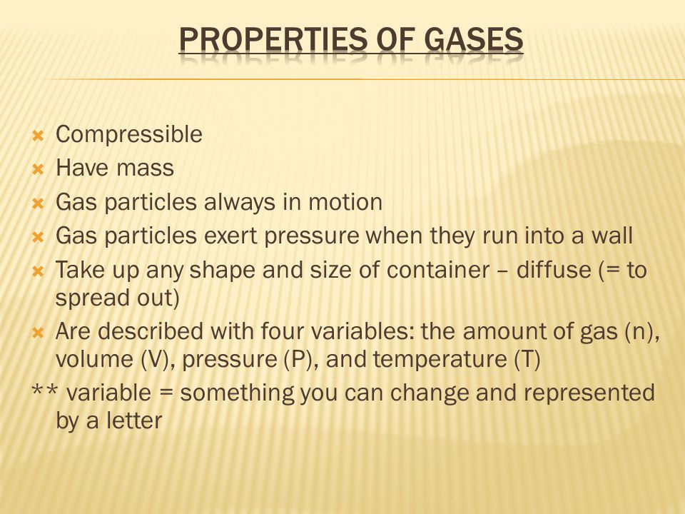 Gas Law